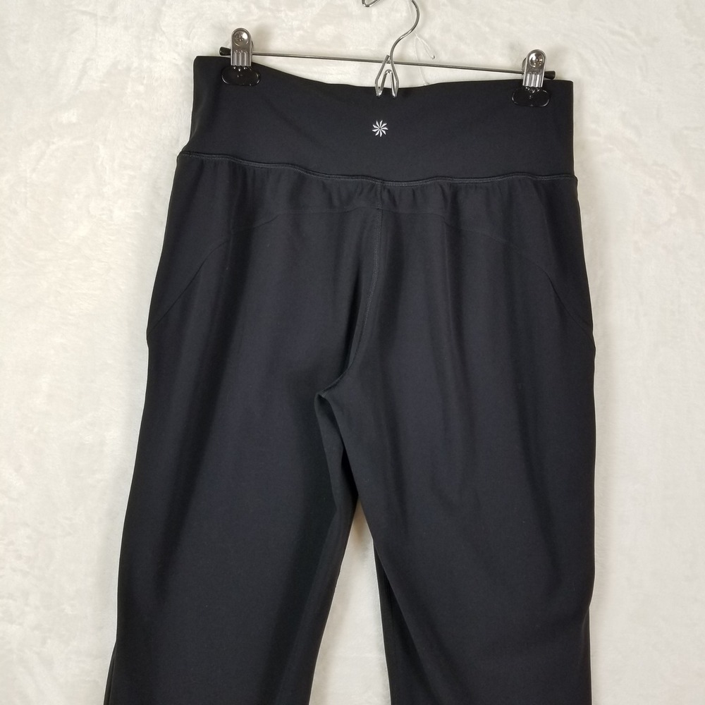 Athleta Salutation Jogger Women Large Black High Rise Pockets Activewear Pants - Picture 4 of 10